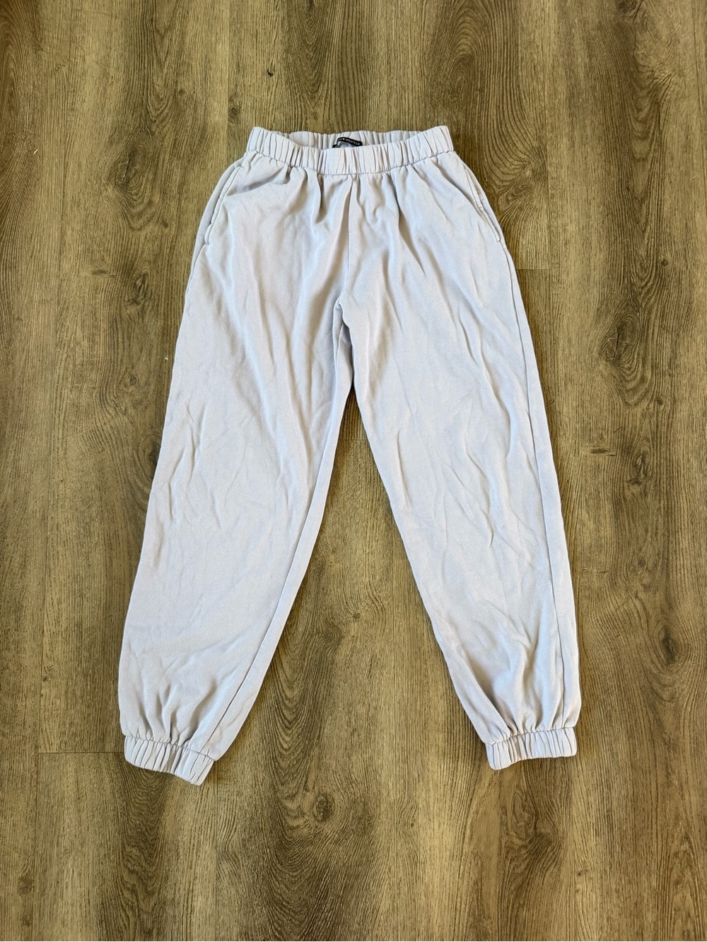 Brandy Melville Light Purple Elastic-Waist Joggers